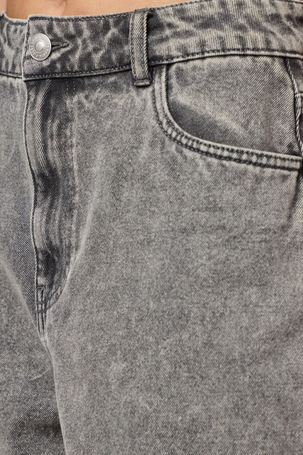 Abbi Shorts - Light Grey Denim