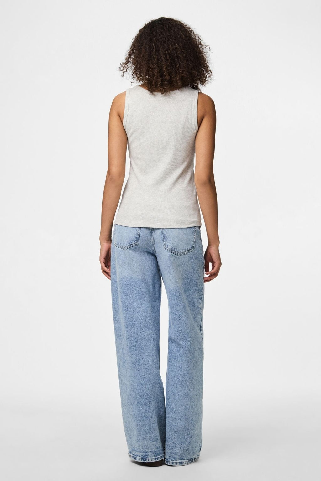 May Tank Top - Melange gris clair