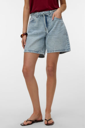 Ceinture de Vienne Shorts Mélange - Denim Bleu Clair