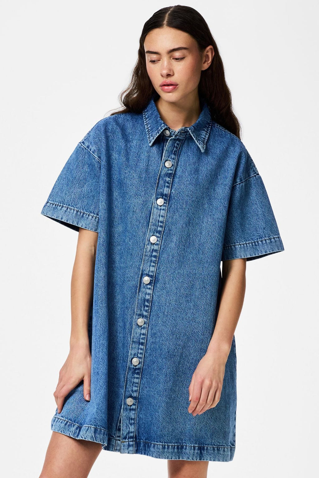 Robe en jean SkyA-Shape - Denim bleu moyen