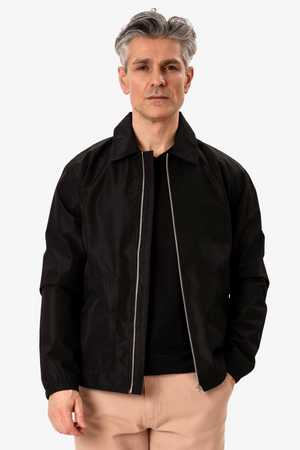 Veste courte zippée - Noir