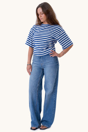 T-shirt Pataya - Bleu/Blanc