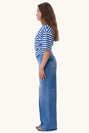 T-shirt Pataya - Bleu/Blanc