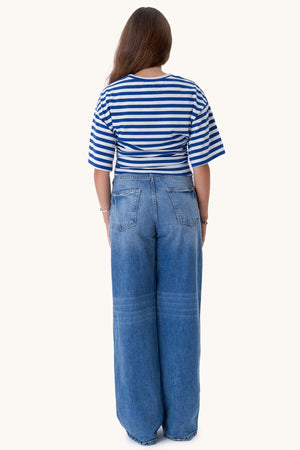 T-shirt Pataya - Bleu/Blanc