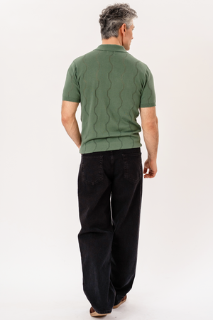 Polo en tricot Duran - Vert