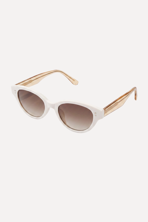 Lunettes de soleil Jonathan - Blanc-Vert
