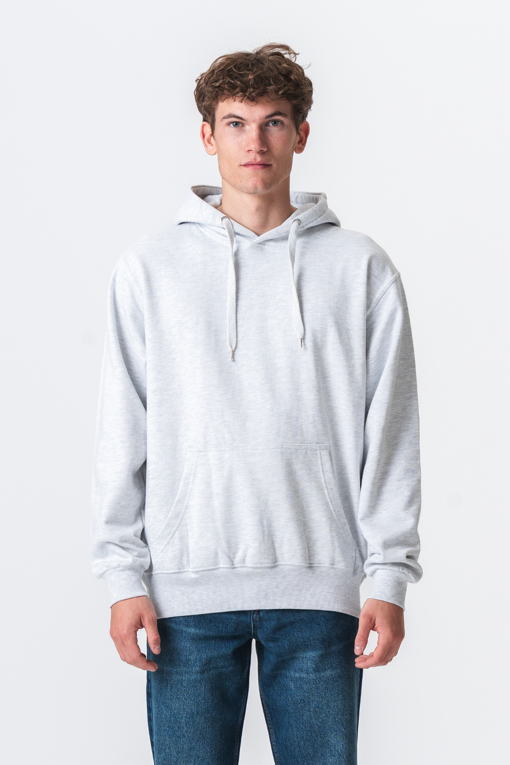 Basic hoodie - Ash gray