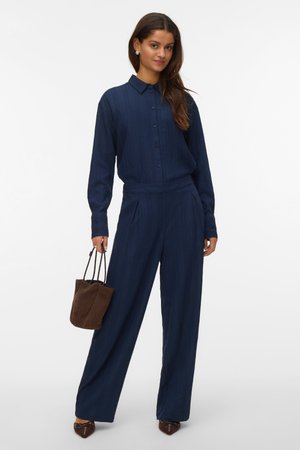 Irine Straight Pant - Navy Blazer