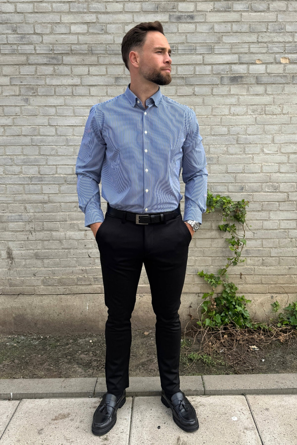 The Original Premium Performance Chemise - Blanc/Marine