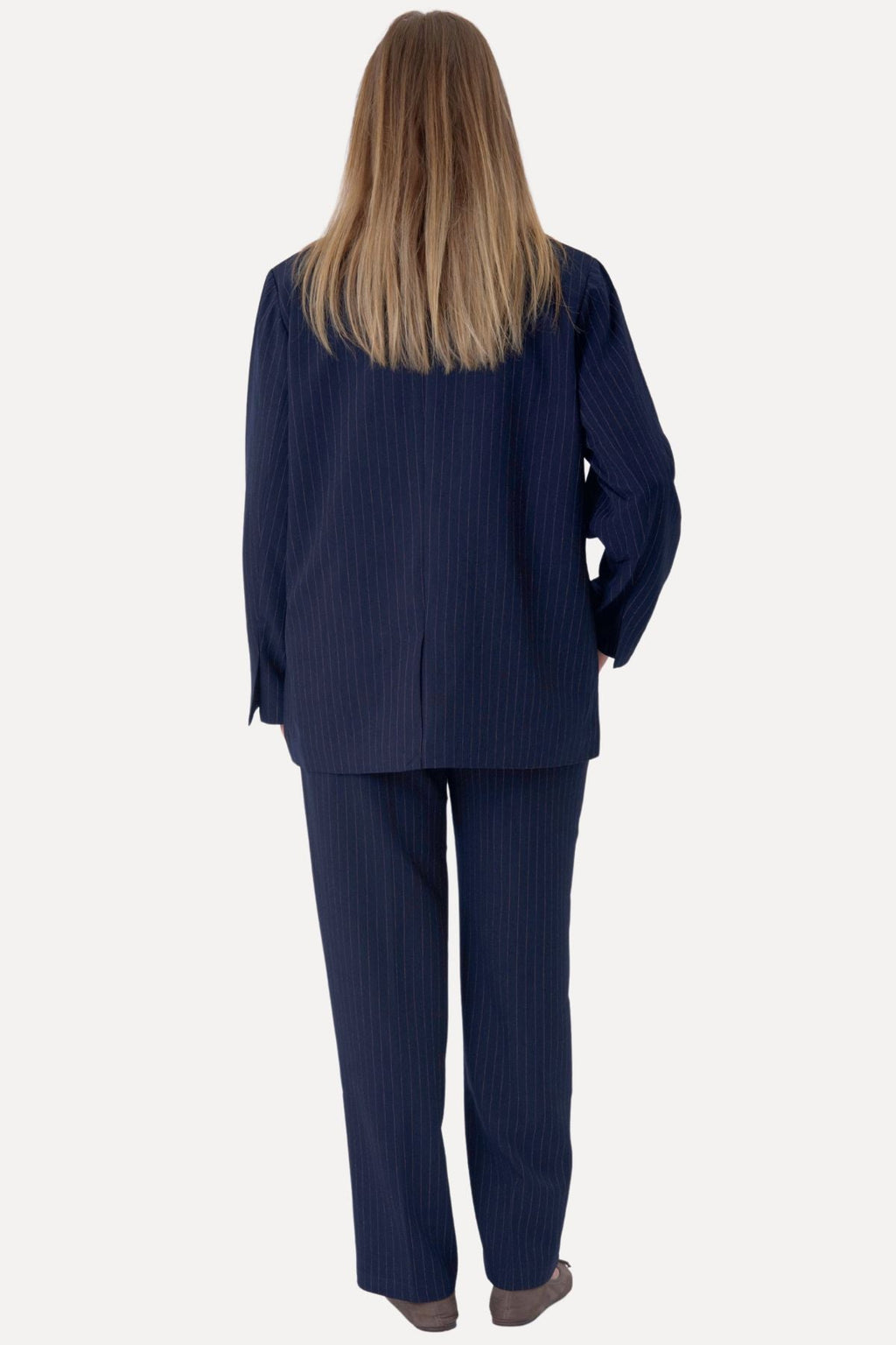 Blazer surdimensionné - Marine Pinstripe