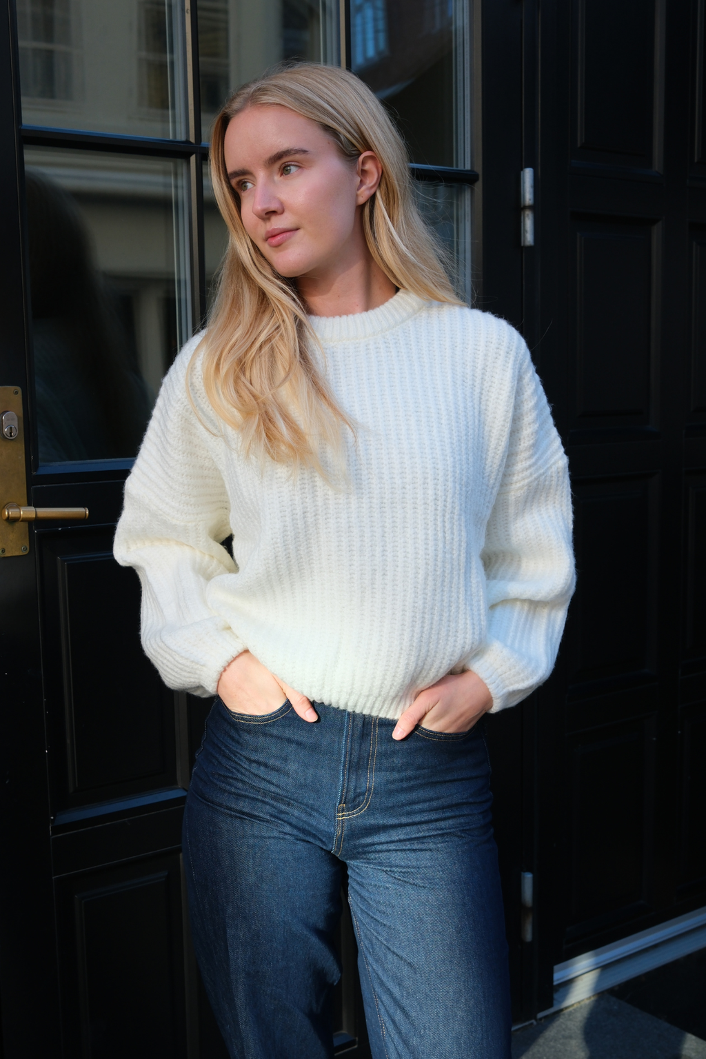 Gabriela Knit - Blanc