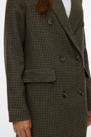 Bristol Long Coat - Grape Leaf