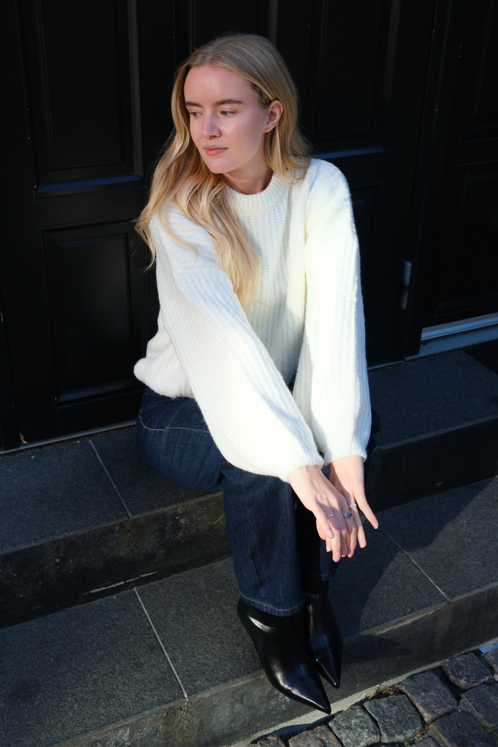 Gabriela Knit - Blanc