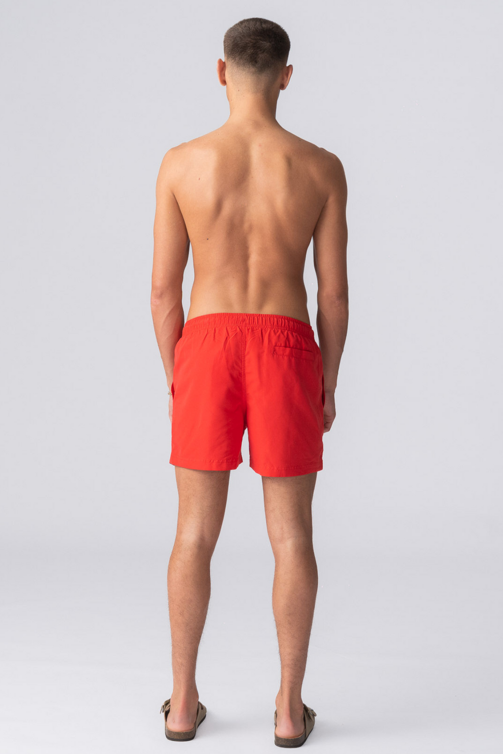 Short de bain - Rouge