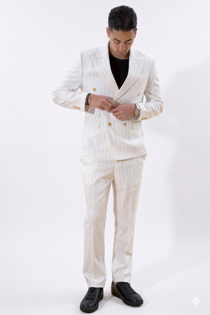 Blazer classique - Rayures blanches