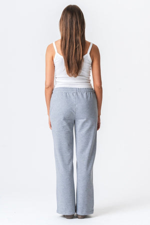 Pantalon de survêtement large - mélange gris