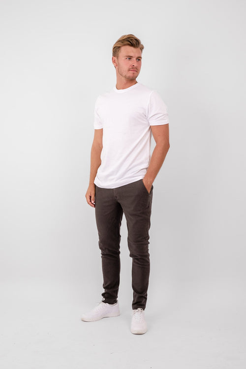 De Originale Performance Structure Pants (Regular) - Mørkebrun - TeeShoppen - Brun