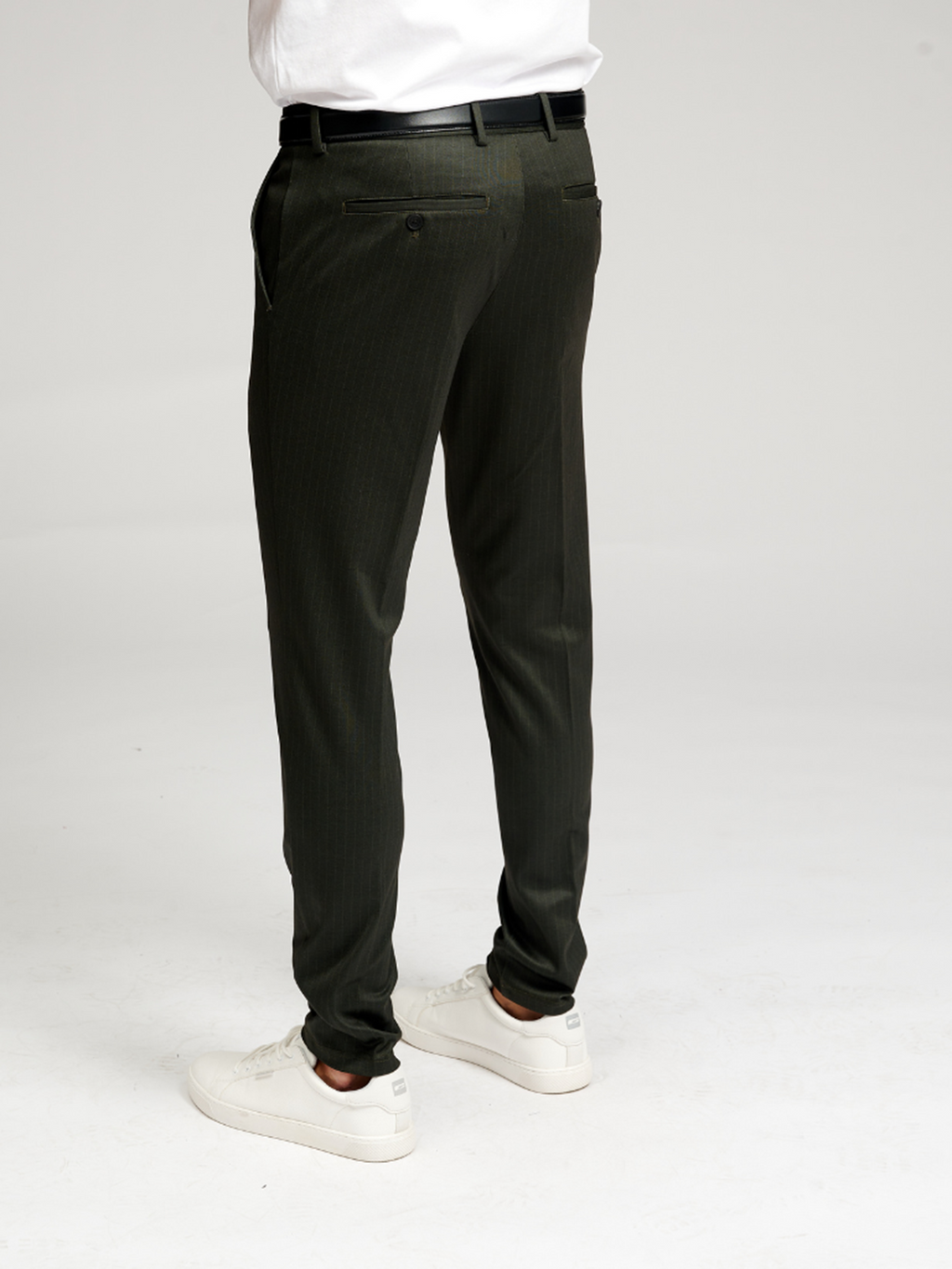 L'original Performance Pants - Green foncé à rayures (limité)