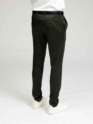 L'original Performance Pants - Green foncé à rayures (limité)