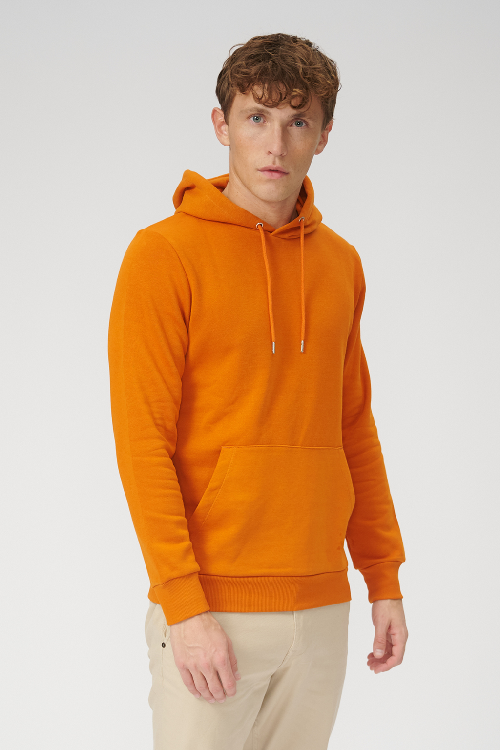 Sweat à capuche de base - Orange