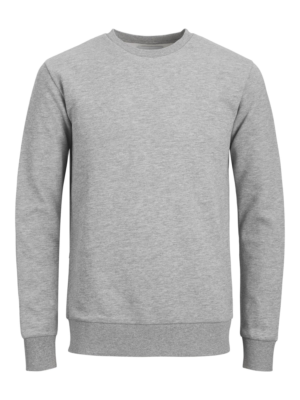 Basic Crewneck Sweat - Light Grey Melange