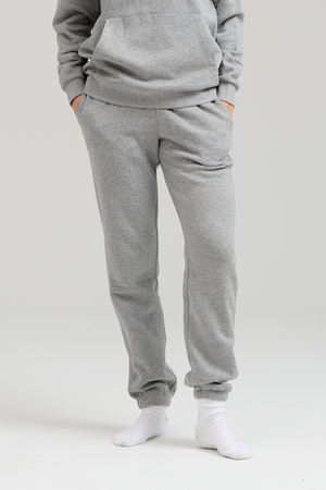 Basic Sweatpants - Light Grey Melange