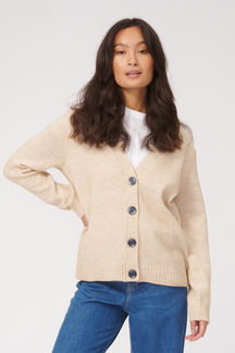 Cardigan tricoté - beige