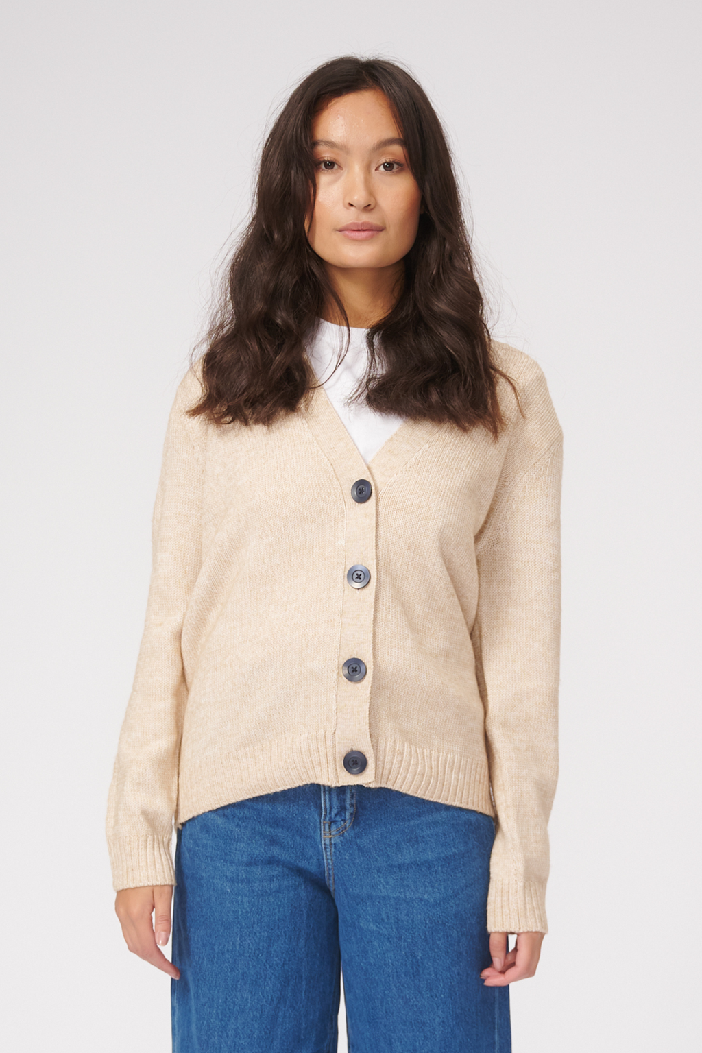 Cardigan tricoté - beige