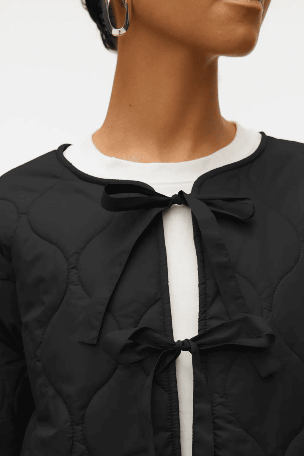 Veste matelassée Sabine LS - noir