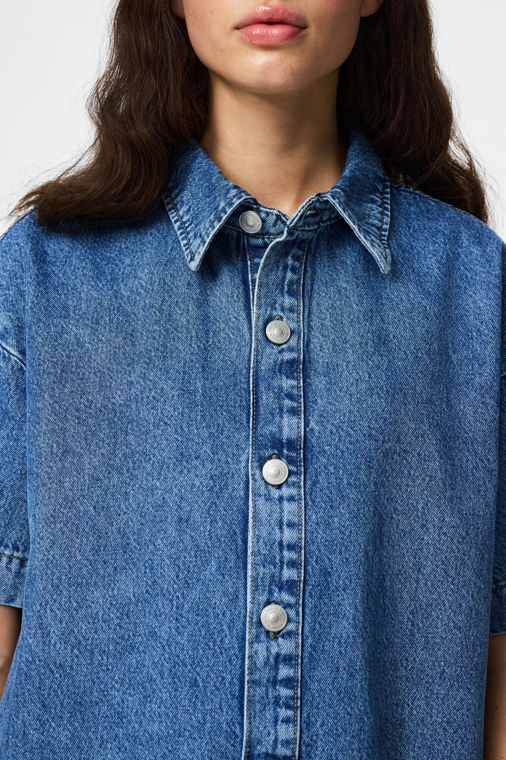 Robe en jean SkyA-Shape - Denim bleu moyen