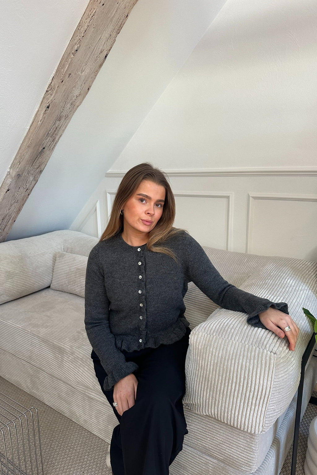 Flora Cardigan - Grey