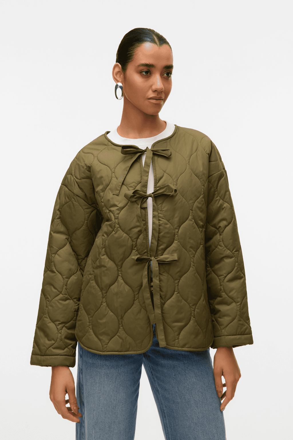 Veste matelassée Sabine LS - Green de fusil