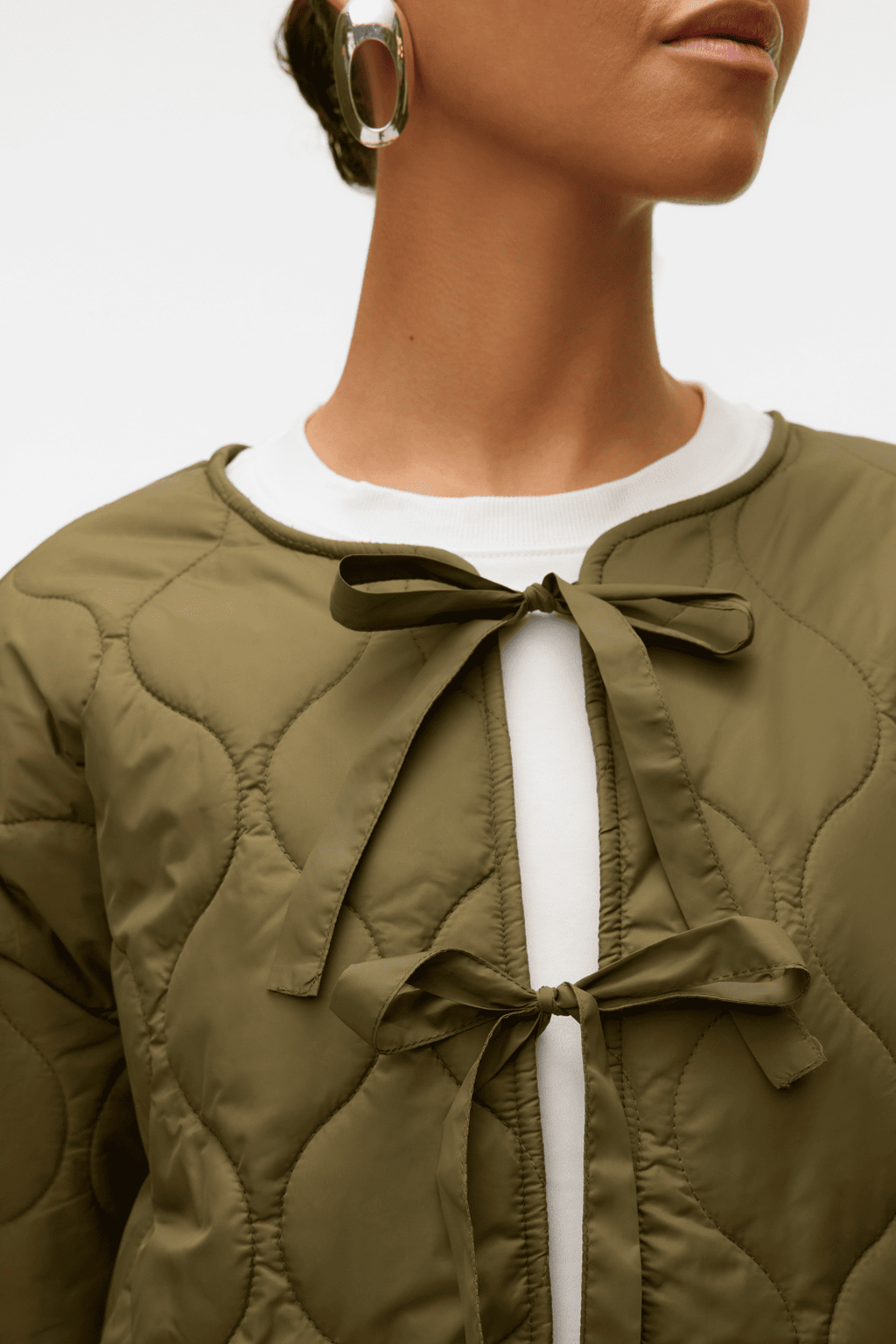 Veste matelassée Sabine LS - Green de fusil