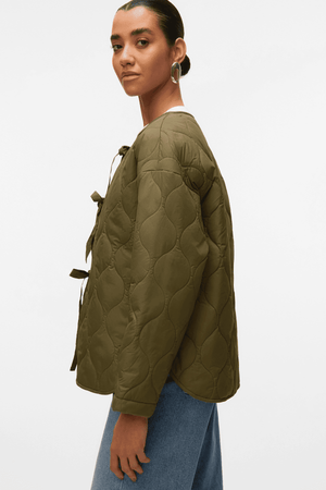 Veste matelassée Sabine LS - Green de fusil