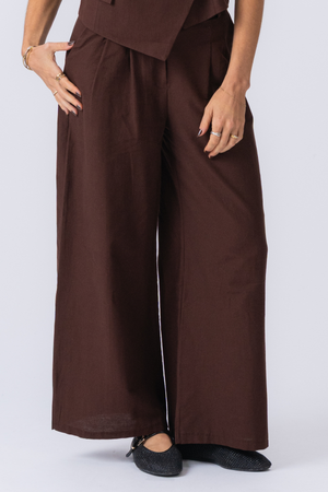 Melissa large Pants - Brun