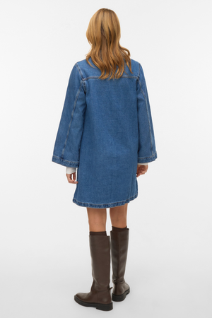 Robe courte en jean Findo - Denim bleu moyen