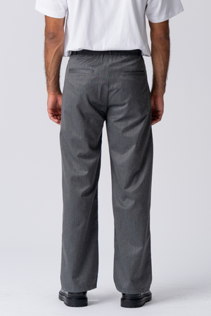 Costume large plissé Pants - Gris clair
