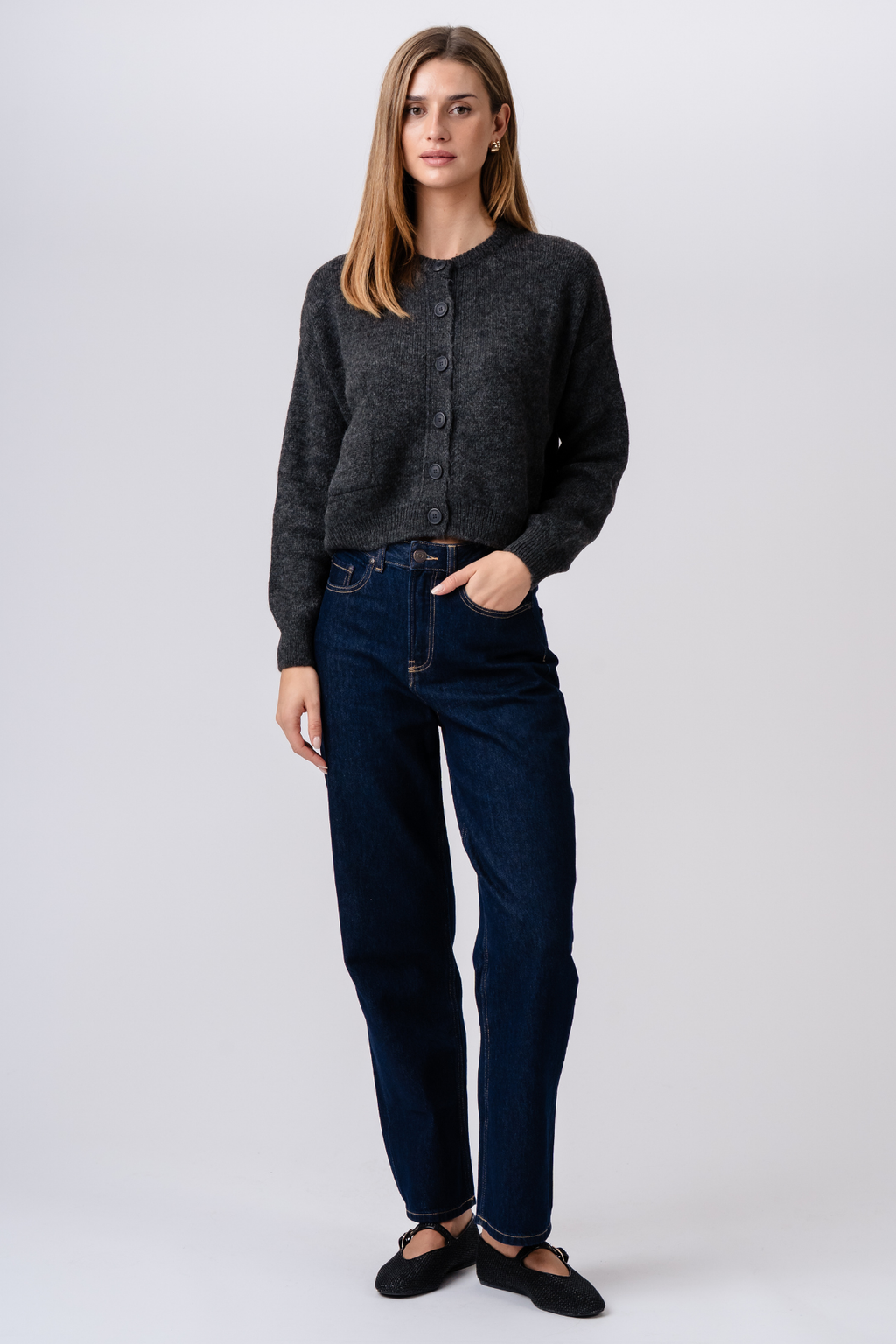 Angelique Cardigan - Graphite