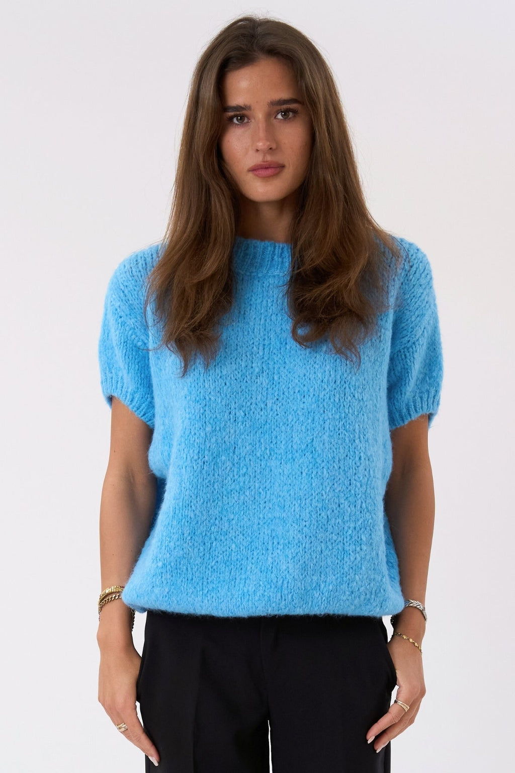 Tricot à manches courtes Chloé - Bleu clair