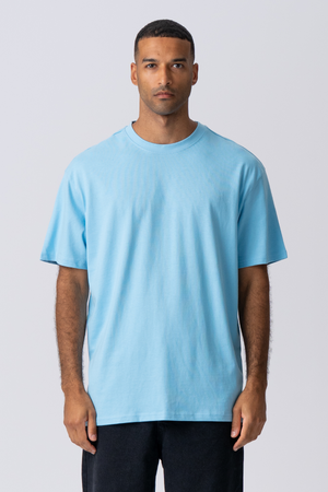 Lourd Oversized T-shirt - Baltique bleu