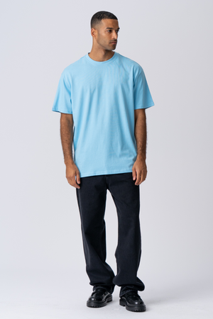 Lourd Oversized T-shirt - Baltique bleu