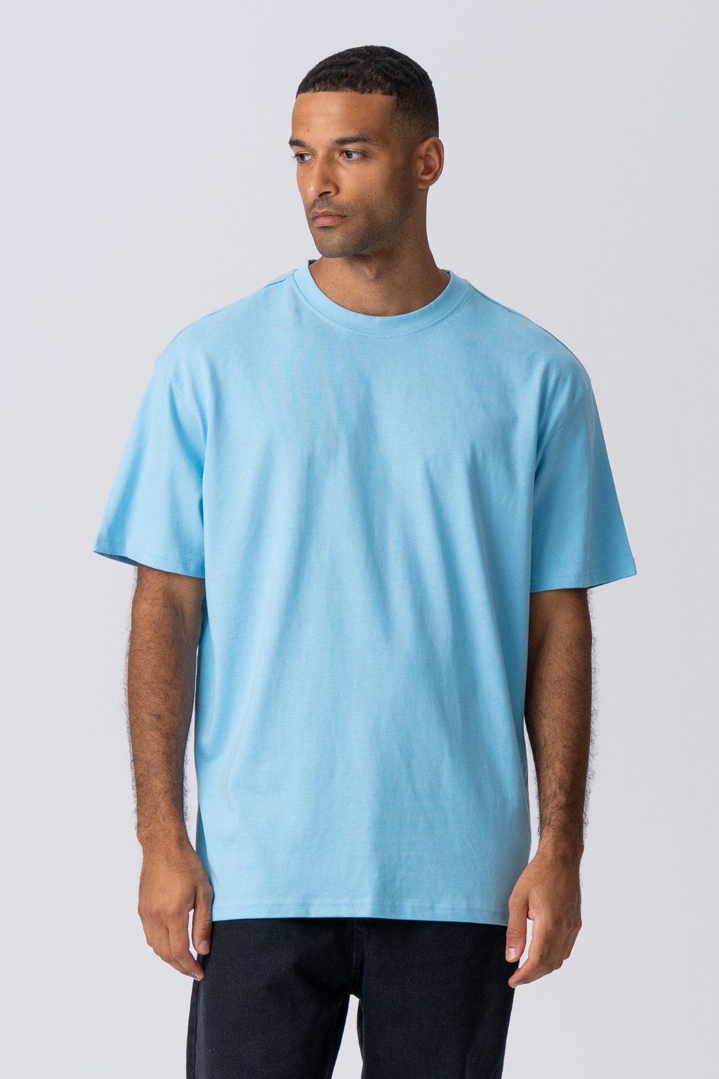 Lourd Oversized T-shirt - Baltique bleu
