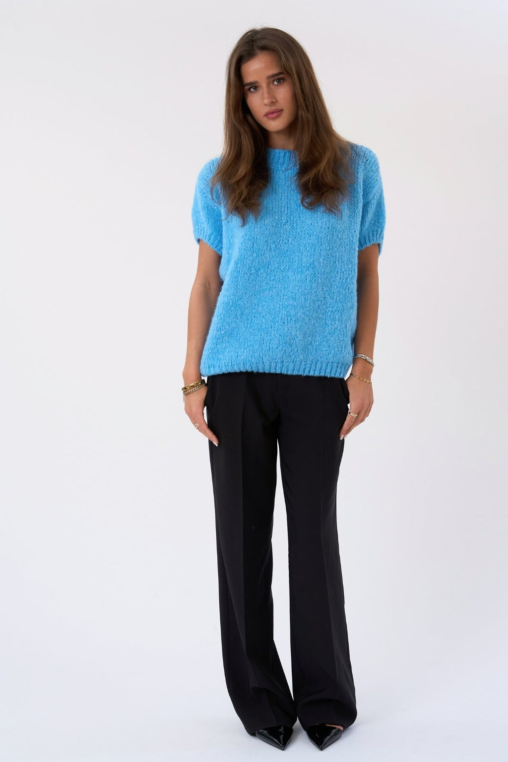 Tricot à manches courtes Chloé - Bleu clair