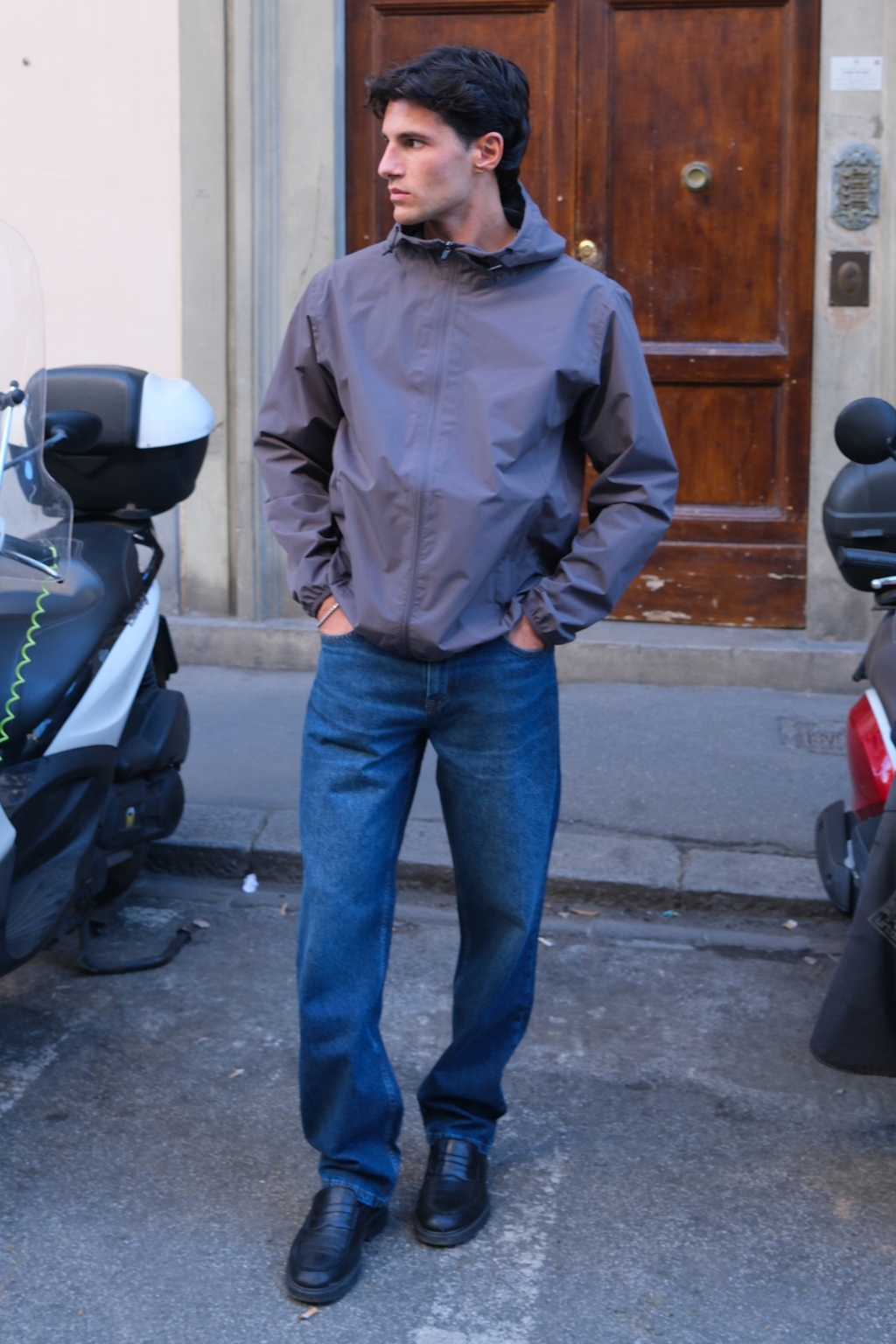 Brise-vent - gris foncé