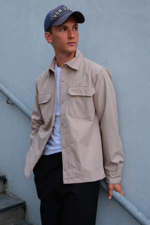 Oliver Overshirt - Beige