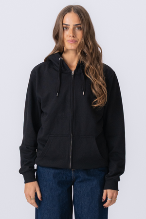Hoodie zip de base - noir