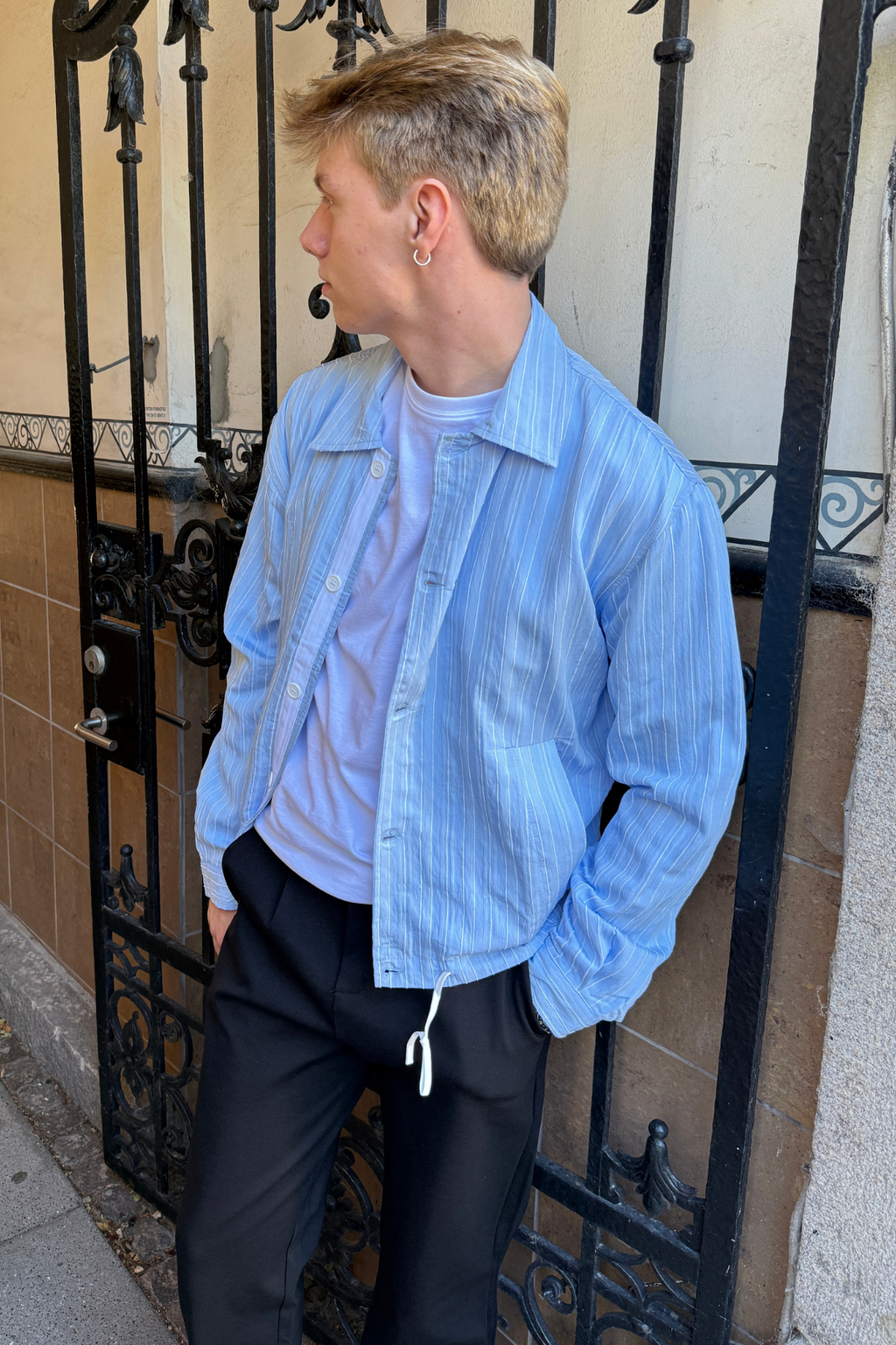 Veste ezra - bleu clair