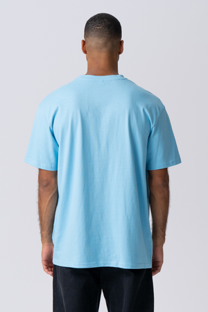 Lourd Oversized T-shirt - Baltique bleu