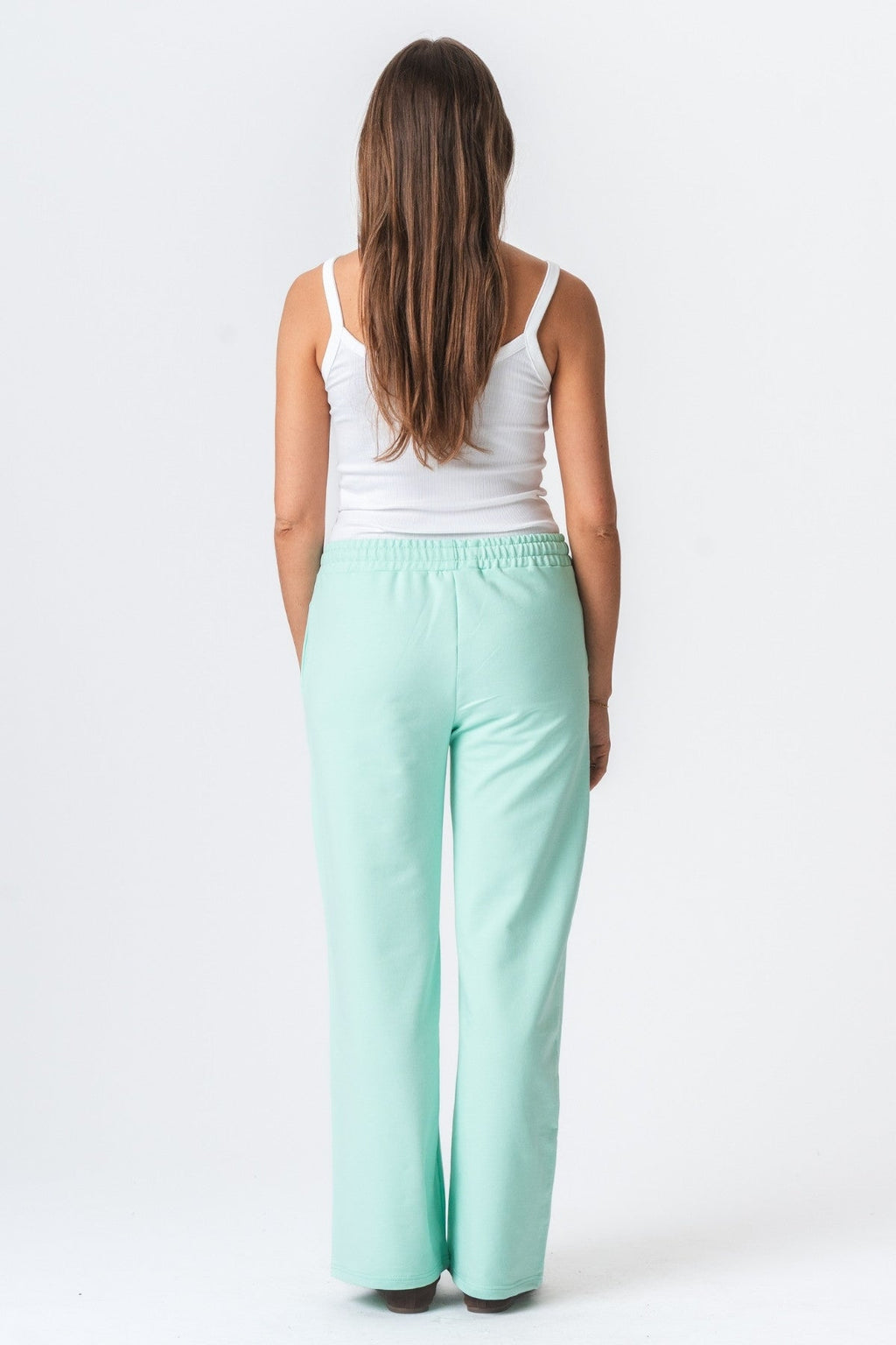 Pantalon de survêtement large - vert poussiéreux