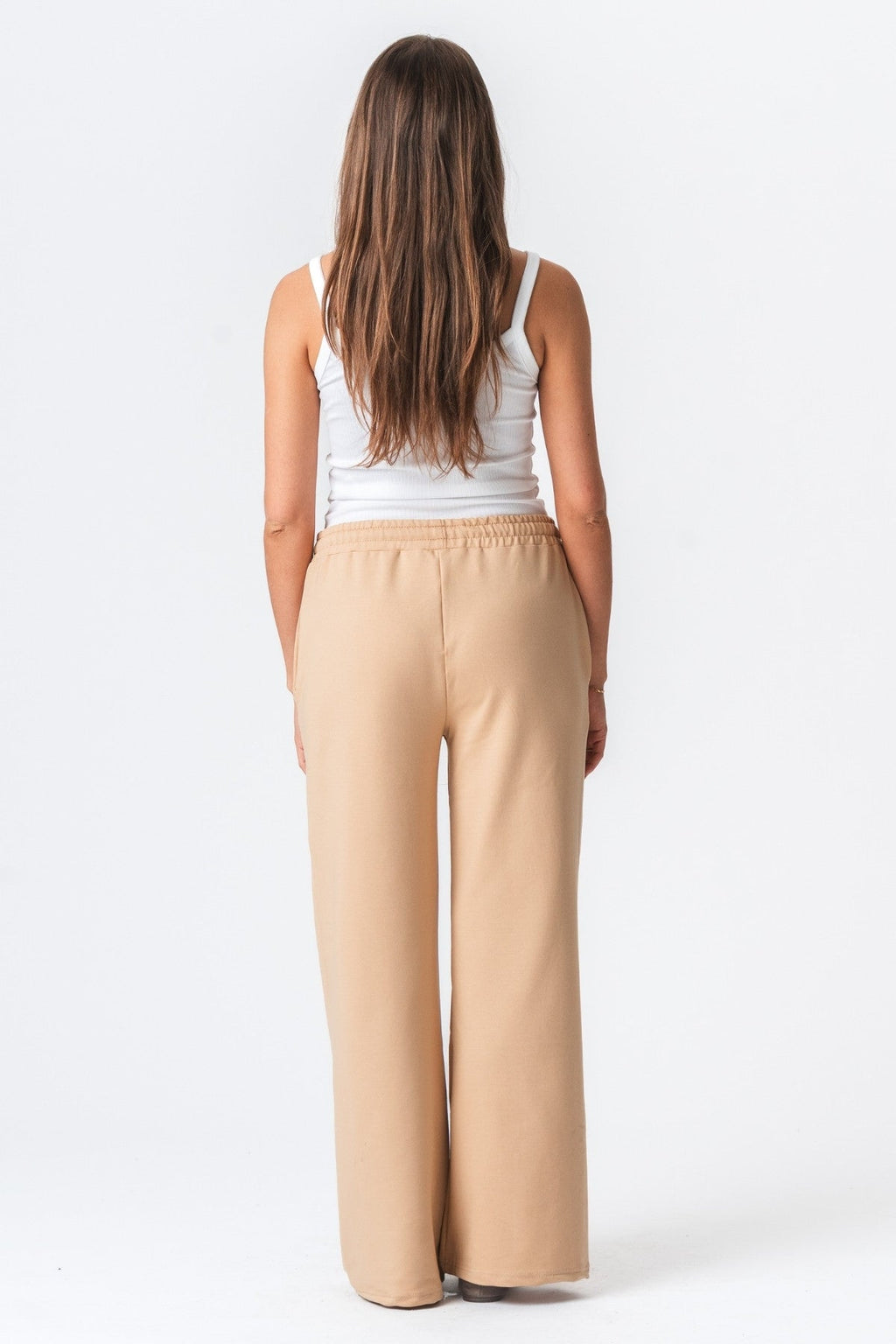 Pantalon de survêtement large - sable